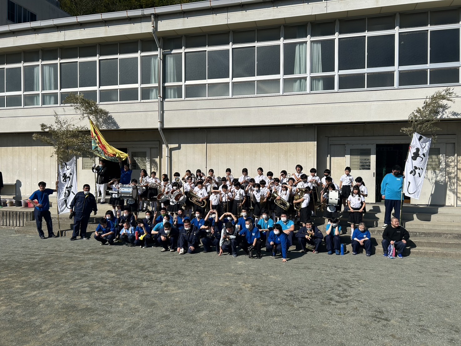 片浦小学校＆ほうあん第一しおん＆ほうあん第二しおん　交流会