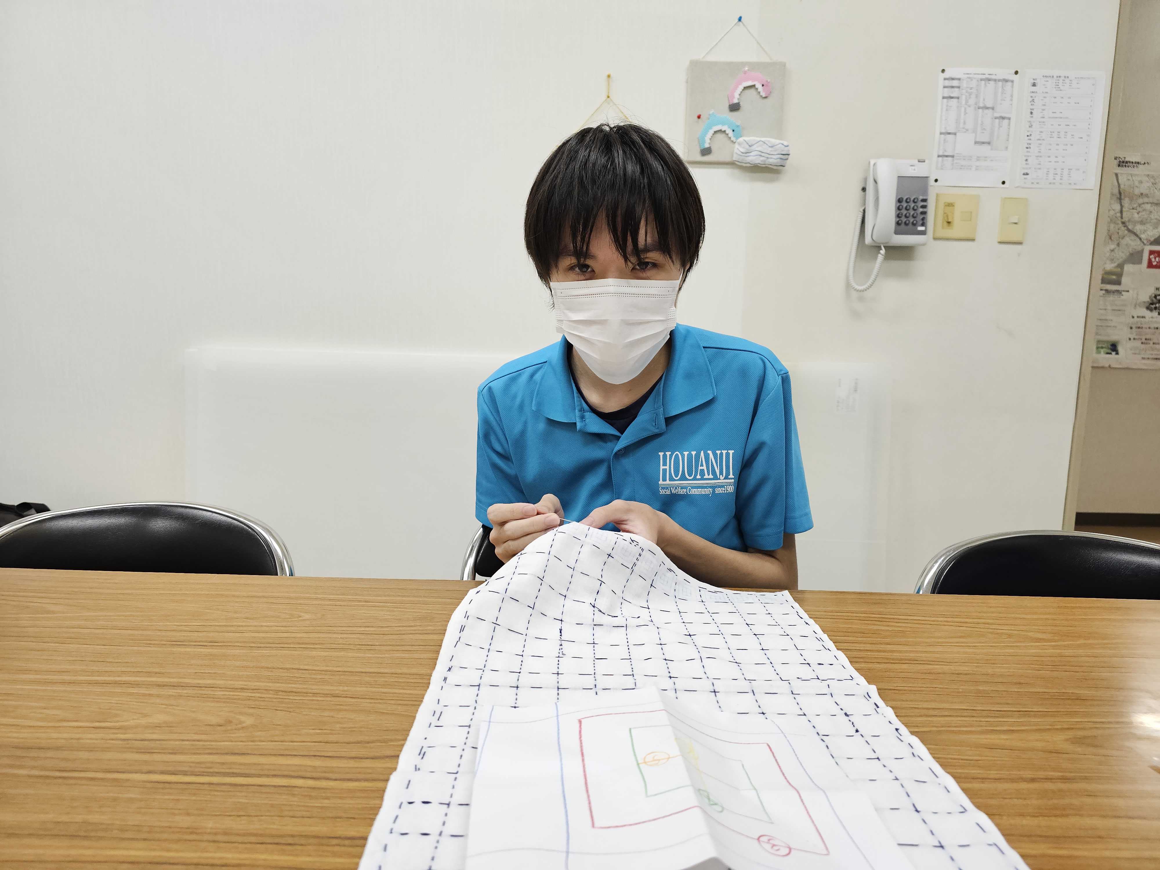 【刺し子】（ほうあん第一しおん2025年度余暇活動紹介）