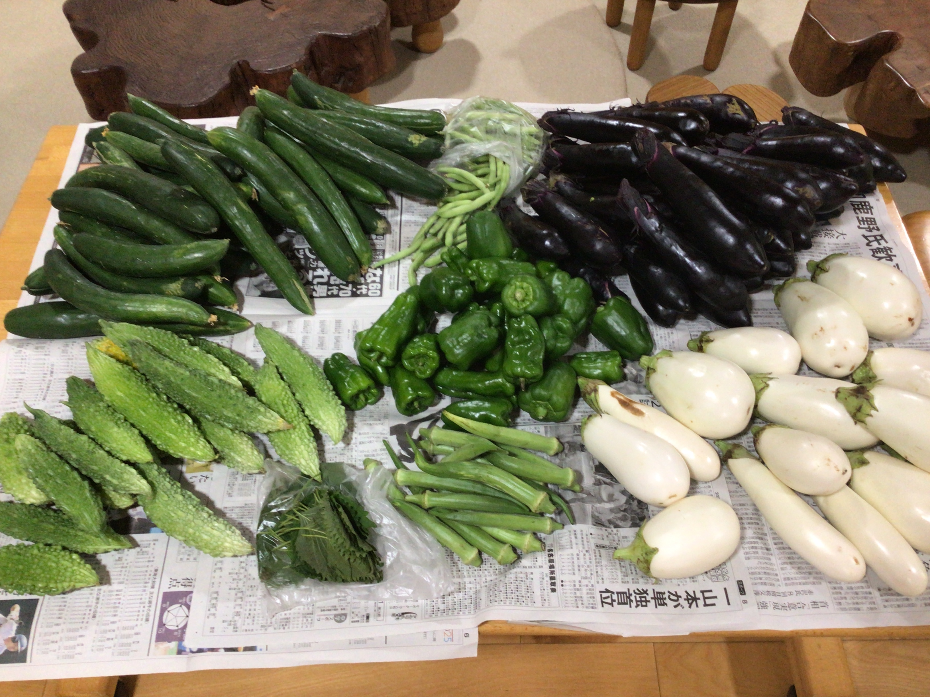 なつやさいの　おすそ分け