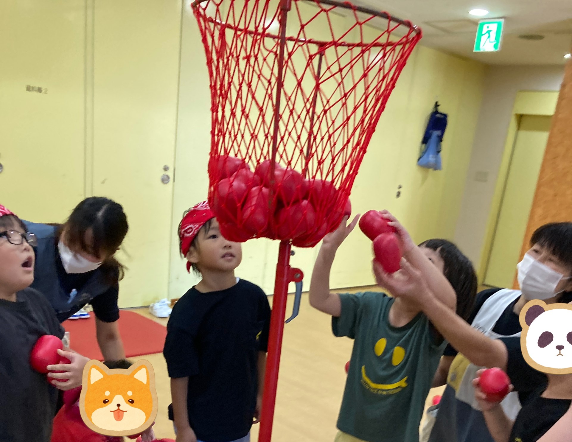 ふじ　クラス対抗玉入れ！！